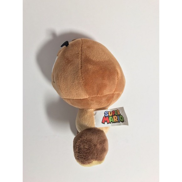 Super Mario Bros Nintendo Goomba 8” Plush Mushroom Stuffed Toy Brown Licensed - Picture 4 of 10